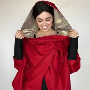 Hands of Harlow Star Wars Style Queen Amidala Wrap Jacket Capelet One Size